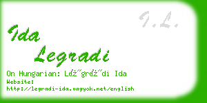 ida legradi business card
